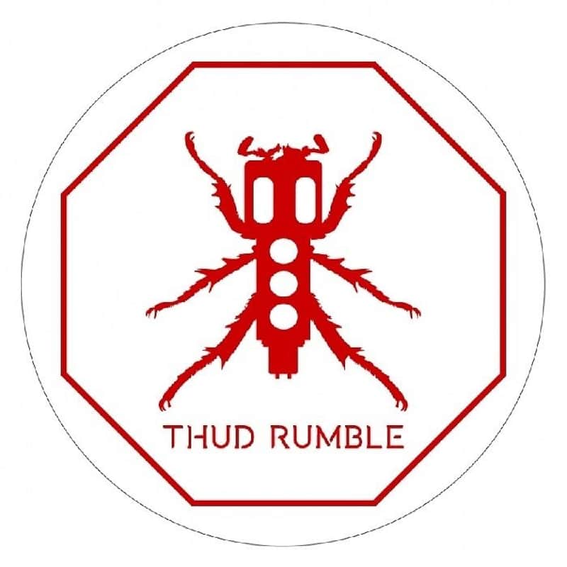 Thud Rumble Frosted Butter Rugs Red Beedle Octagon Icing Pair of Slipmats New! image 1
