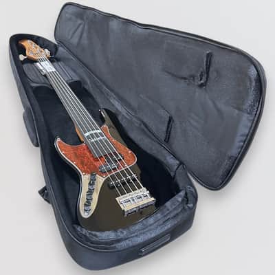 Sadowsky MetroExpress 21 Fret Hybrid PJ 5 String Morado Board Lefthand Electric Bass Guitar - Black image 13