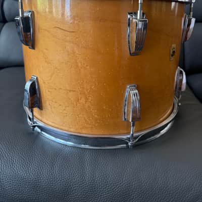 Vintage Ludwig 3ply 14x10 Thermogloss Rack Tom 60's Keystone Badge! image 6
