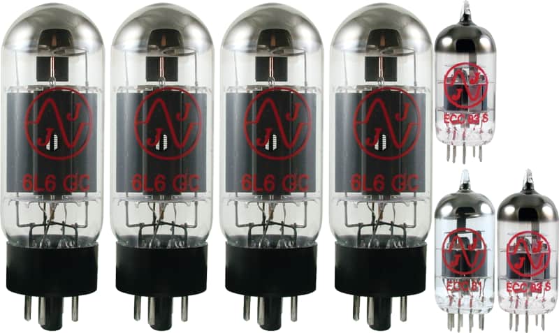 Tube Set - for Fender Bassman 100 JJ Electronics APEX Matched Power Tubes image 1