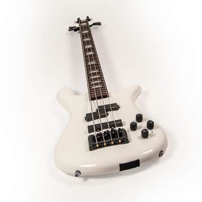 Spector White Casper 4 String Bass Owned by Rex Brown of Pantera image 9