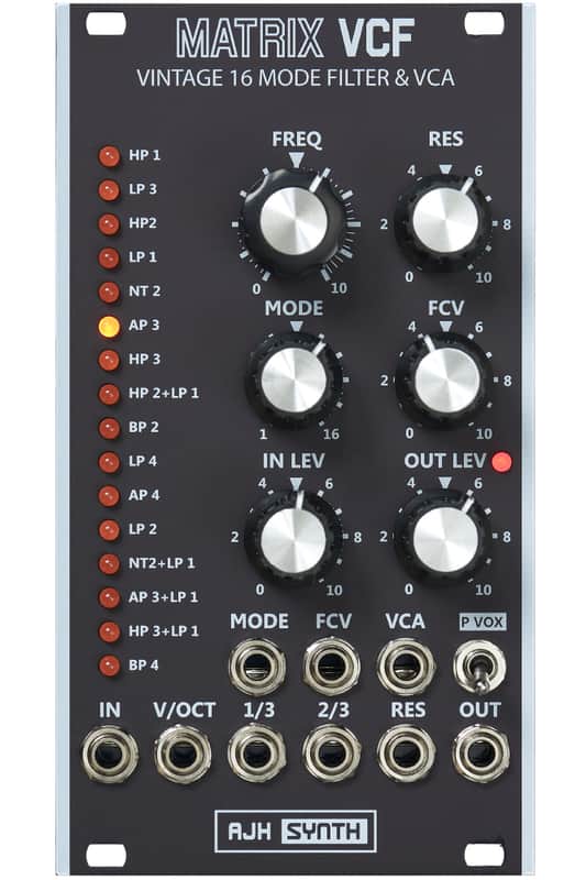 AJH Synth - Matrix VCF Vintage 16 Mode Filter BLACK image 1