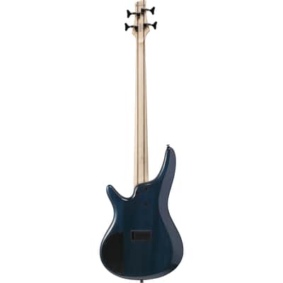 Ibanez Standard SR400EQM-SCB Stained Cosmic Blue Starburst - 4-String Electric Bass image 2