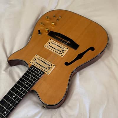 Carvin AE-185 Acoustic/Electric "Hybrid" Semi-Hollow Body - Spruce Top - Made in USA - Free Pro Setup image 6