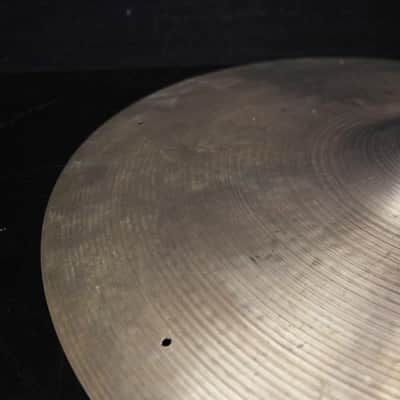 Zildjian VINTAGE 70s A Zildjian Crash Ride 18 [1538g] image 9