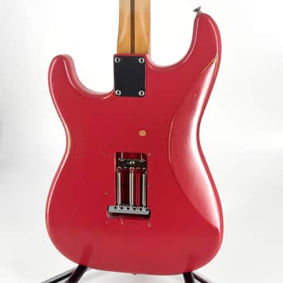 2021 Fender Vintera Road Worn 50’s Stratocaster – Fiesta Red image 10