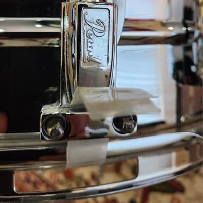 STUDIO SALE! Pearl SensiTone Mirror Chrome SS1455S/C 14x5.5" 8 Lug COS Snare 2000s Taiwan image 7