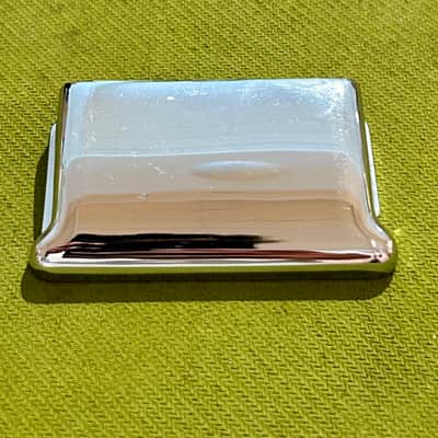 Fender Stratocaster Bridge Cover 1970s Chrome image 1
