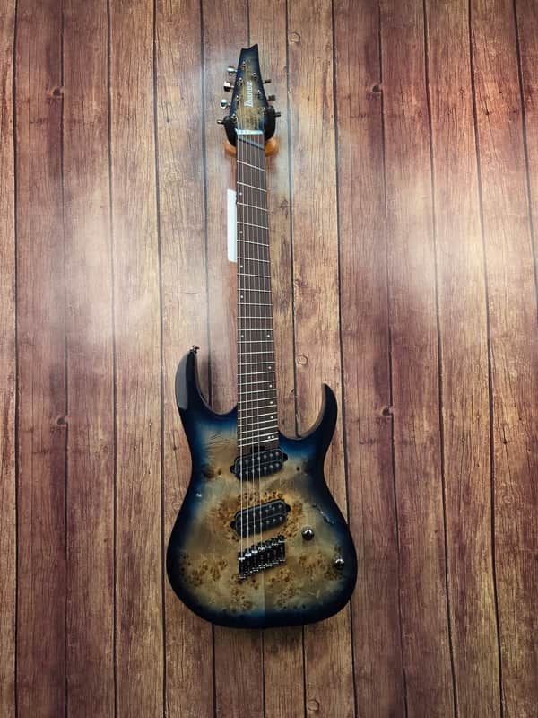 Ibanez RGMS7PBCBS RG Standard 7-String Multi-Scale Electric Guitar – Cosmic Blue Starburst image 1
