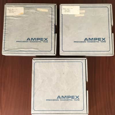 AMPEX 196 Grand Master 3 Tapes: 1-inch x 6.40 and 10.50 reels image 2