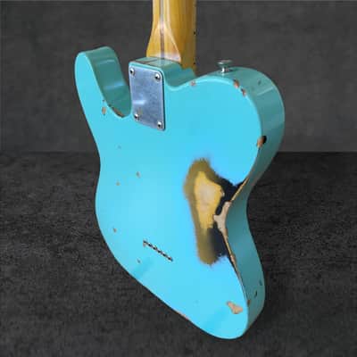 Nash T-57 – Seafoam Green over 2-Tone Sunburst, Heavy Aging image 16