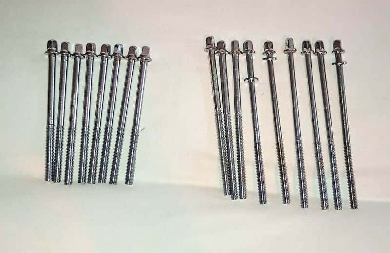 UNMARKED TENSION RODS LOT - CHROME - FREE SHIP TO C-USA! image 1