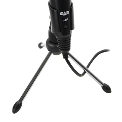 CAD U4F USB Dynamic Recording Microphone - Black image 1