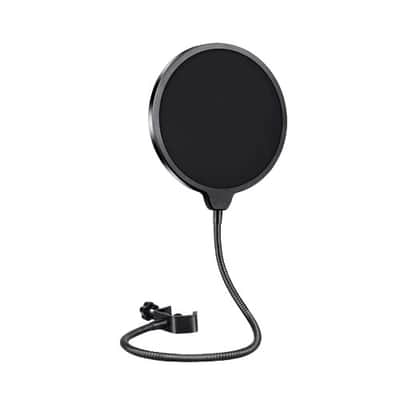 Liquid Audio Audio Technica AT2040 Black Hypercardioid Dynamic Podcast Microphone Bundle w/POP Filter Polishing Cloth image 8