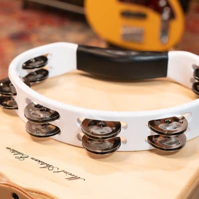 MEINL Percussion Headliner® Series Molded ABS Dual-Row Tambourine - White image 3