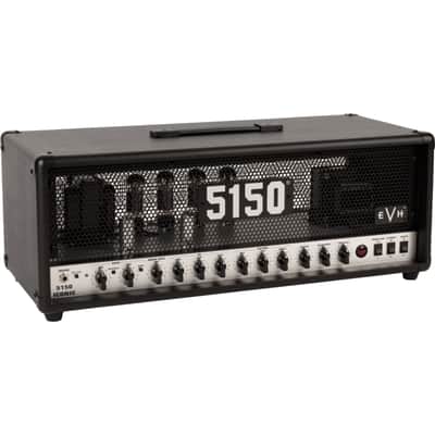 EVH 5150 Iconic Series 80W Head Black - Tube Amp Head for Electric Guitars image 1