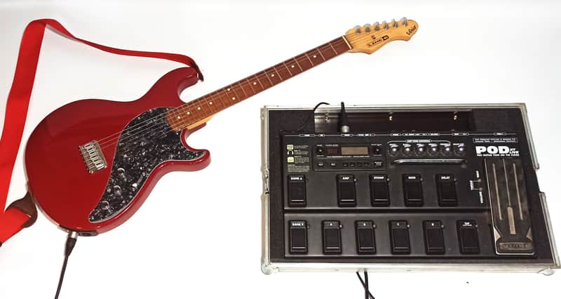 Line 6 Variax 300 + Effectboard POD XT Live image 1
