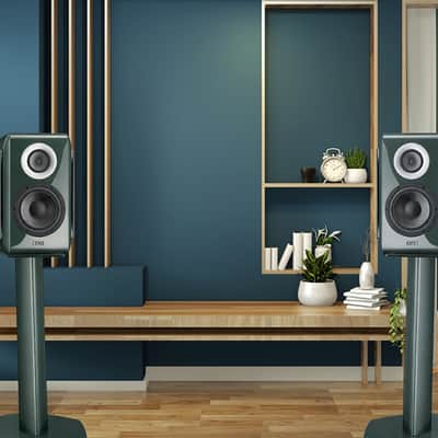 TAD ME1 TX-G - Micro Evolution 1 TX-G - "Luxe-Green" Limited Edition Bookshelf Speakers (Pair - INCLUDING Stands) - NEW! image 6