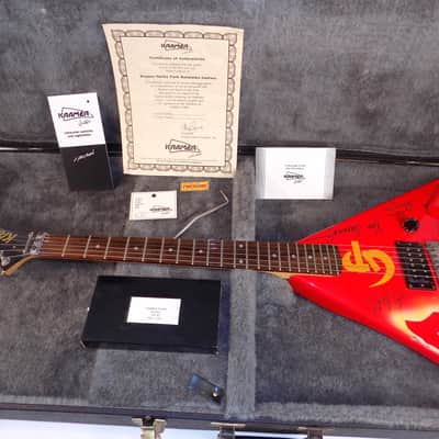 1989 Kramer Gorky Park Balalaika Floyd Rose w/Case, COA & Xtras image 1