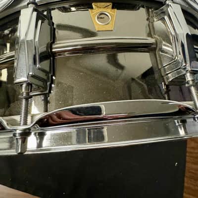Ludwig Black Beauty 5x14 Super Sensitive Snare Drum - Black Nickel over Brass image 2