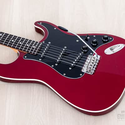 2014 Fender Aerodyne Stratocaster AST Candy Apple Red, Japan MIJ image 10