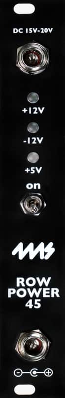 4MS Row Power 45 Power Solution for Eurorack Systems, Black image 1