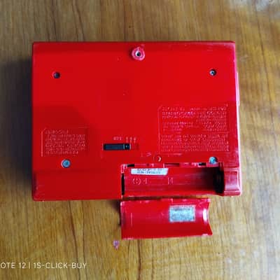 Sony WM F65 1985 - Sony Walkman radio recorder Cassette player WM F65 red working image 9