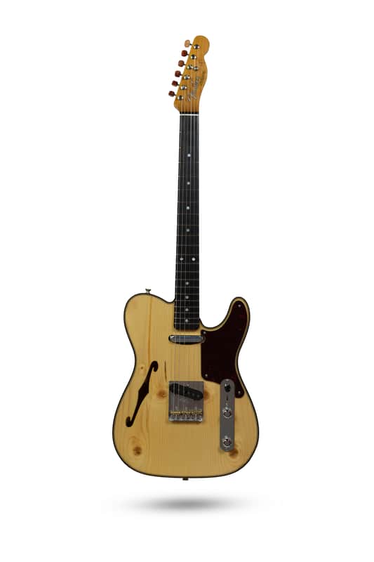 Fender Custom Shop LTD Knotty Pine Telecaster Thinline - Natural image 1