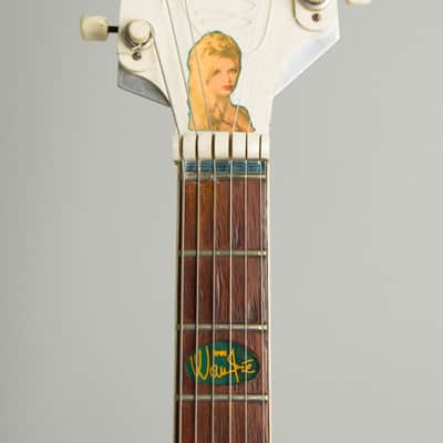 Wandre  BB Model Semi-Hollow Body Electric Guitar (1961), black tolex hard shell case. image 5
