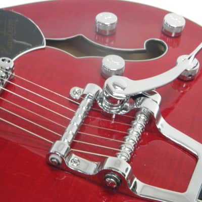Hagstrom Tremar Viking Deluxe 2023 - Cherry Red image 12