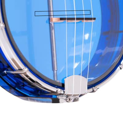 Gold Tone Little Gem (Sapphire): See-Through Banjo-Ukulele with Bag image 3