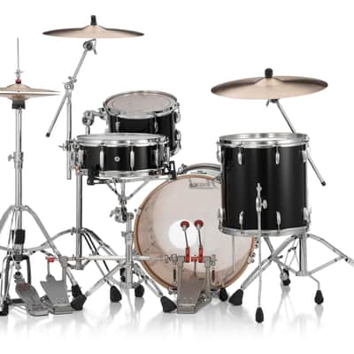 Pearl PMX Professional Series 3-Piece Drum Shell Pack 20/14/12 Piano Black image 3