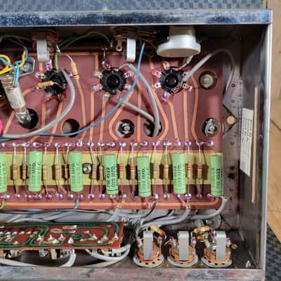 Ampeg B-15-N 1966 w/ Altec Speaker Serviced - Blue Checker image 20