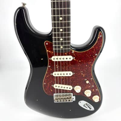 Fender Custom Shop '62 Reissue Stratocaster 2017 Fender Custom Shop ’62 Journeyman Relic Stratocaster - Black Relic image 4