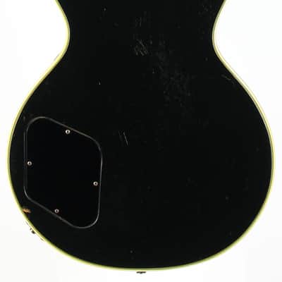 1973 Gibson Les Paul Custom BLACK BEAUTY Vintage Electric Guitar Original PAT # Pickups image 9