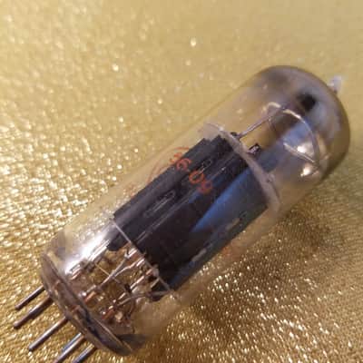 CBS 12BH7A tNOS AT1000 TESTED Vacuum Tube black plate 12BH7 dual triode 1951-1959 image 10