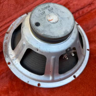 Vintage 1966 CTS 12" Guitar Speaker 8 Ohms Silver image 3