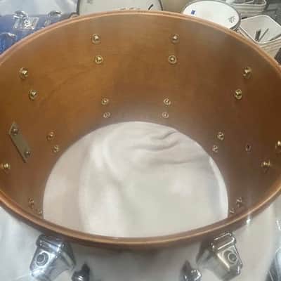 Tama Superstar 10" deep X 14" head Rack Tom (10153-415) 80's - Mahogany Gloss image 13