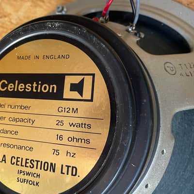 Marshall 1990 Cabinet 2x 12" Celestion Black Back 1978 image 7