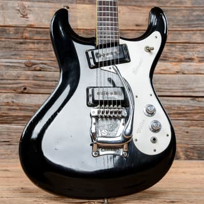 Mosrite Ventures Model Black Refin 1960s image 8