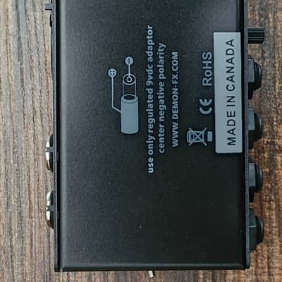 DemonFX Demonfx SIM-AMP High Quality Simplifier Bass Station Preamp Simulator, Power Amp SIM, Stereo Cab SIM & DI Out for Electric Bass 2025 - Black image 4