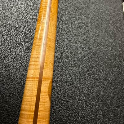 Musikraft Flame Maple Relic USA Stratocaster Neck with Tuners image 9