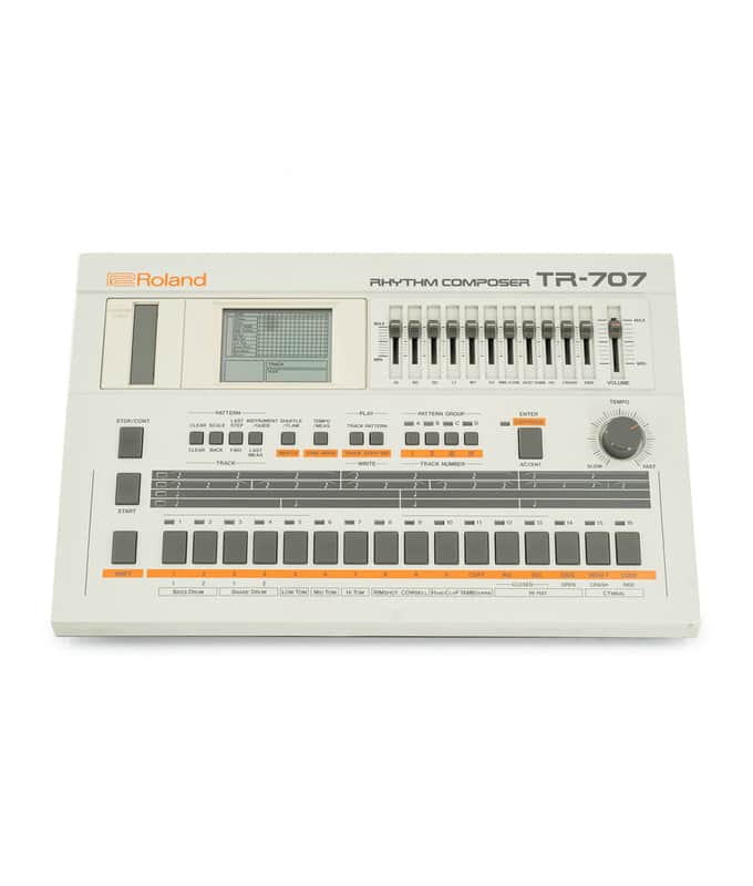 Vintage Roland TR707 Rhythm Composer Analog Drum Machine | Used image 1