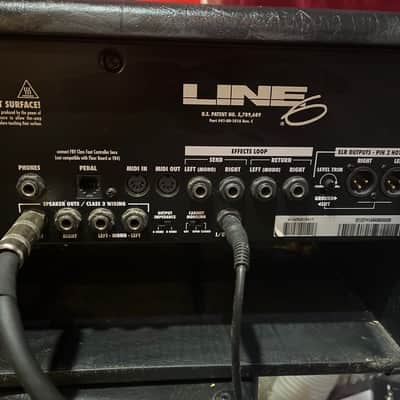 Line 6 Duoverb HD 100-Watt Stereo Digital Modeling Guitar Amp Head 2002 - 2004 - Black image 5