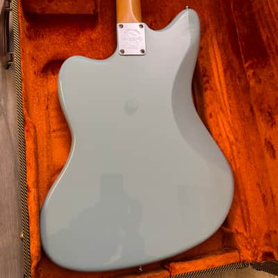 2018 Fender American "Jazzblaster" 60th Anniversary Triple Jazzmaster Daphne Blue CuNiFe Wide Range MAJOR Upgrades USA G&G image 10