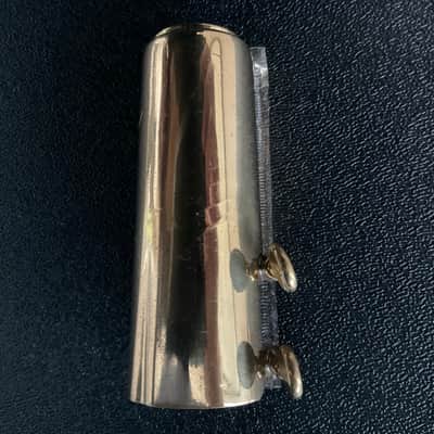 VANDOREN ALTO SAX LIGATURE Vintage VANDOREN Reversed Screw Alto Sax Ligature Undetermined Vintage - All Brass image 6