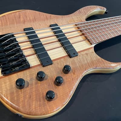 IYV IBSY-700 Natural Finish 7-String Bass - BEAUTIFUL WOOD image 3