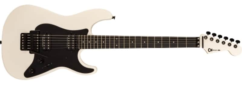 Charvel Pro-Mod Plus So-Cal® SC1 Style 1 HH FR EB, Ebony Fingerboard, Snow White image 1