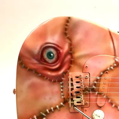 LEATHERSTRAT Peavey Predator Custom Airbrushed Horror Strat image 1