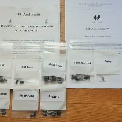 Pioneer SX-1000TA restoration kit filter capacitor repair rebuild fix image 2